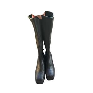 Katy Perry The Heighten Black Stretch Boot Size 6